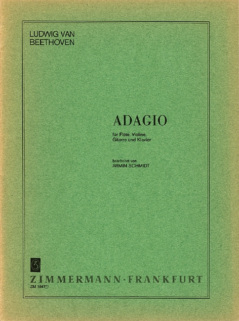 Adagio&nbsp;&nbsp;für Flöte, Violine, Gitarre und Klavier&nbsp;&nbsp;