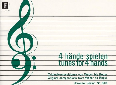 Vier Hände spielen Originalkom-&nbsp;&nbsp;positionen von Weber bis Reger&nbsp;&nbsp;