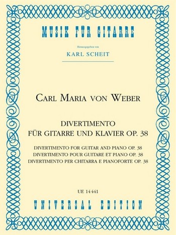 Divertimento für Gitarre und  Klavier  