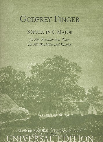 Sonate C-Dur für Altblockflöte  und Klavier  