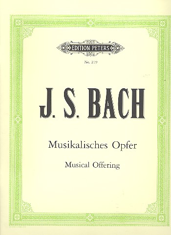 Das musikalische Opfer BWV1079&nbsp;&nbsp;für Kammerorchester&nbsp;&nbsp;Partitur