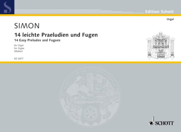 14 leichte Präludien und Fugen  für Orgel  