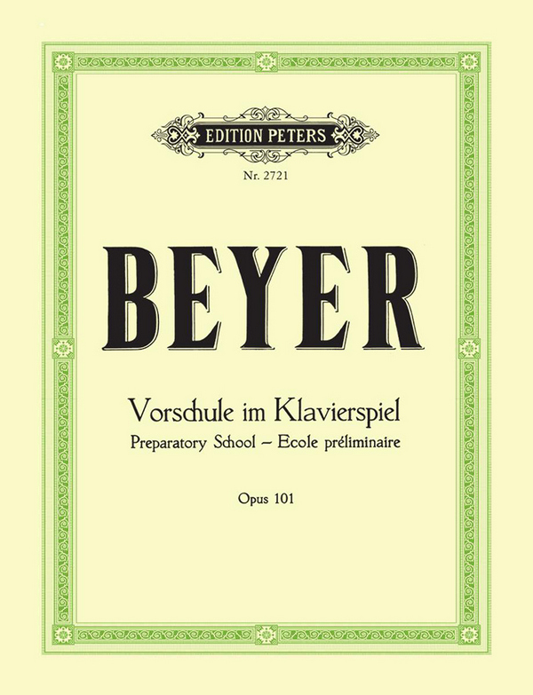 Vorschule im Klavierspiel op.101&nbsp;&nbsp;für Klavier&nbsp;&nbsp;