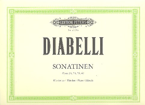 Sonatinen op.24, op.54, op.58 und op.60  für Klavier zu 4 Händen  