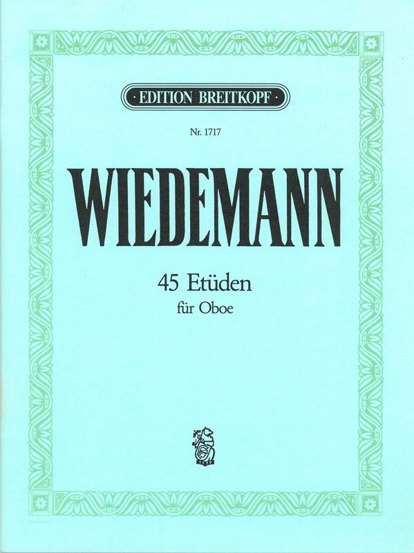 45 Etüden  für Oboe  