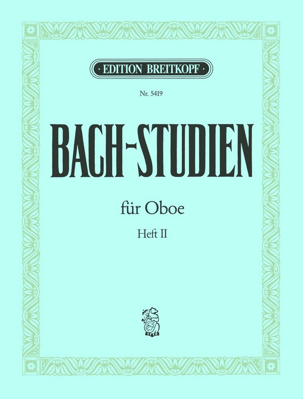 Bach-Studien Band 2&nbsp;&nbsp;für Oboe&nbsp;&nbsp;