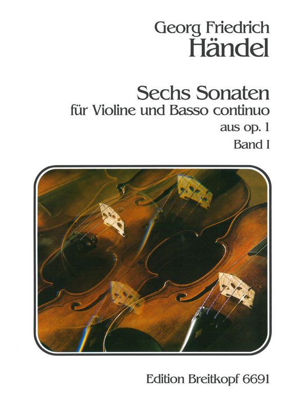 6 Sonaten aus op.1 Band 1  für Violine und Bc  