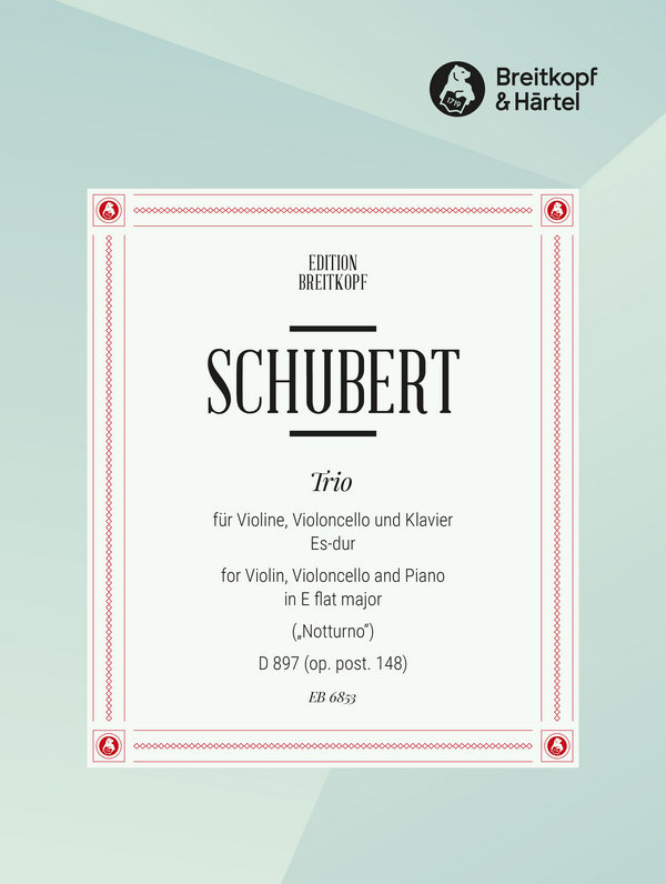 Klaviertrio Es-Dur D897 op.post.148&nbsp;&nbsp;für Klavier, Violine und Violoncello&nbsp;&nbsp;Stimmen