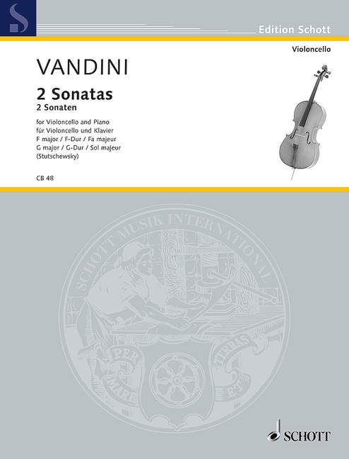2 Sonaten F-Dur und G-Dur&nbsp;&nbsp;für Violoncello und Klavier&nbsp;&nbsp;