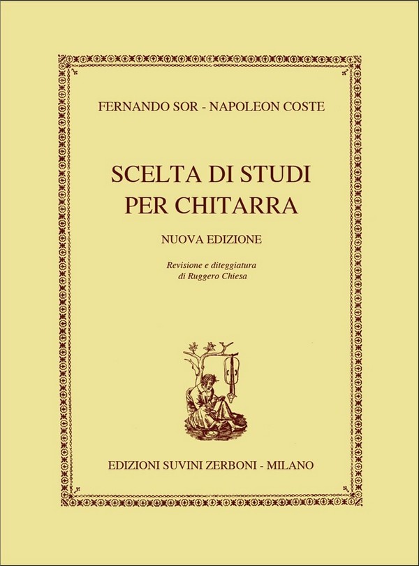 Scelta di studi &nbsp;&nbsp;per chitarra&nbsp;&nbsp;