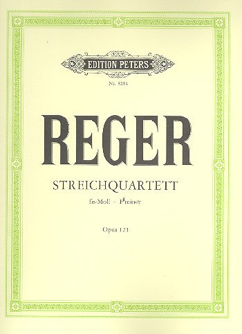 Streichquartett fis-Moll op.121&nbsp;&nbsp;für Streichquartett&nbsp;&nbsp;Stimmen