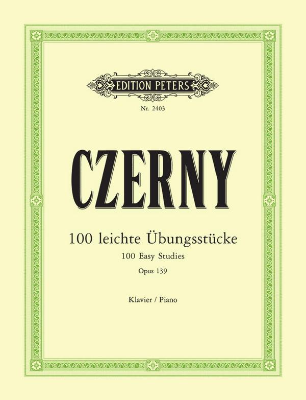 100 Übungsstücke op.139  für Klavier  