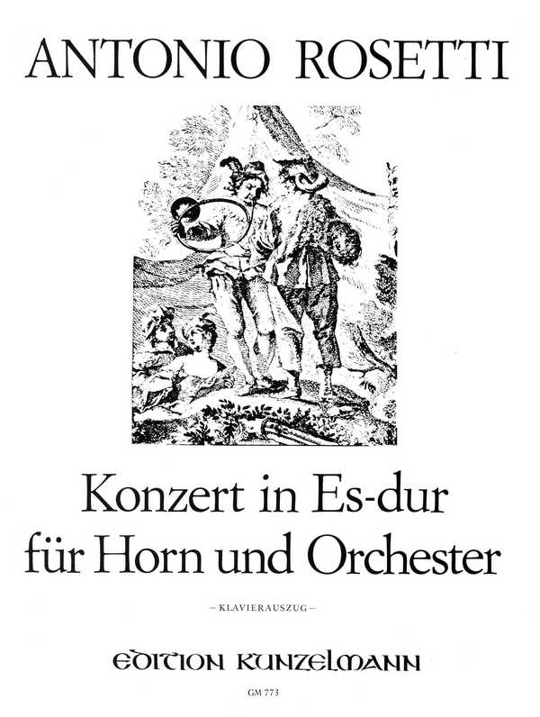 Konzert Es-Dur   für Horn und Orchester  für Horn in Es und Klavier