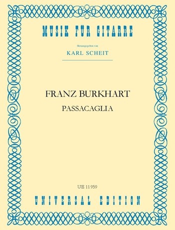 Passacaglia  für Gitarre  