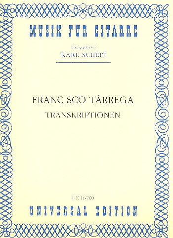 Transkriptionen  für Gitarre  