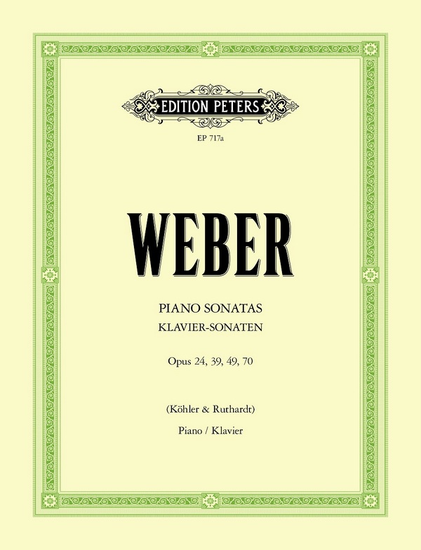 Klavierwerke Band 1&nbsp;&nbsp;Sonaten op.24, op.39, op.49 und op.70&nbsp;&nbsp;