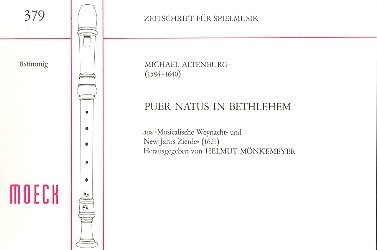 Puer natus in Bethlehem  für 8 Instrumente  Partitur