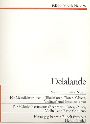 Symphonie de Noel Band 1&nbsp;&nbsp;für 1-2 Melodieinstrumente und Bc&nbsp;&nbsp;4Stimmen