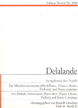 Symphonie de Noel Band 2  für 1-2 Melodieinstrumente und Bc  4 Stimmen