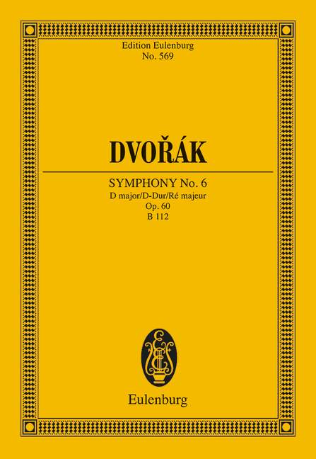 Sinfonie D-Dur Nr.6 op.60&nbsp;&nbsp;für Orchester&nbsp;&nbsp;Studienpartitur