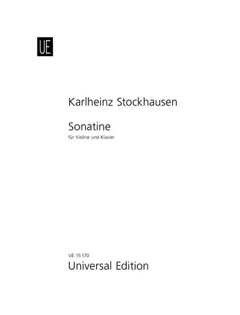 Sonatine Werk 1,8 für Violine  und Klavier  