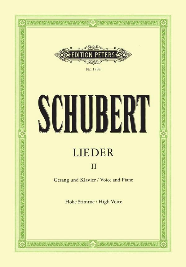Lieder Band 2&nbsp;&nbsp;für Gesang (hoch) und Klavier&nbsp;&nbsp;