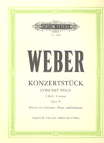 Konzertstück f-Moll op.79 für Klavier und Orchester&nbsp;&nbsp;für 2 Klaviere&nbsp;&nbsp;