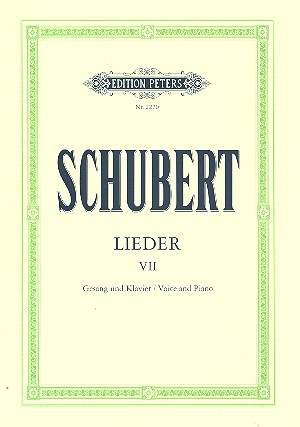 Lieder Band 7&nbsp;&nbsp;für Gesang (hoch) und Klavier&nbsp;&nbsp;