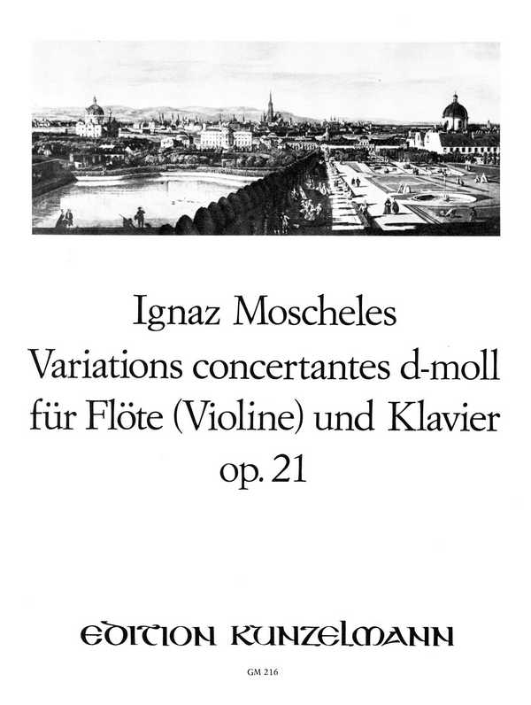 Variations concertant d-Moll op.21  für Flöte und klavier  