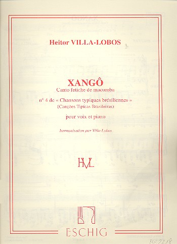 Chanson typique bresilienne no.4  xango pour chant et guitare  