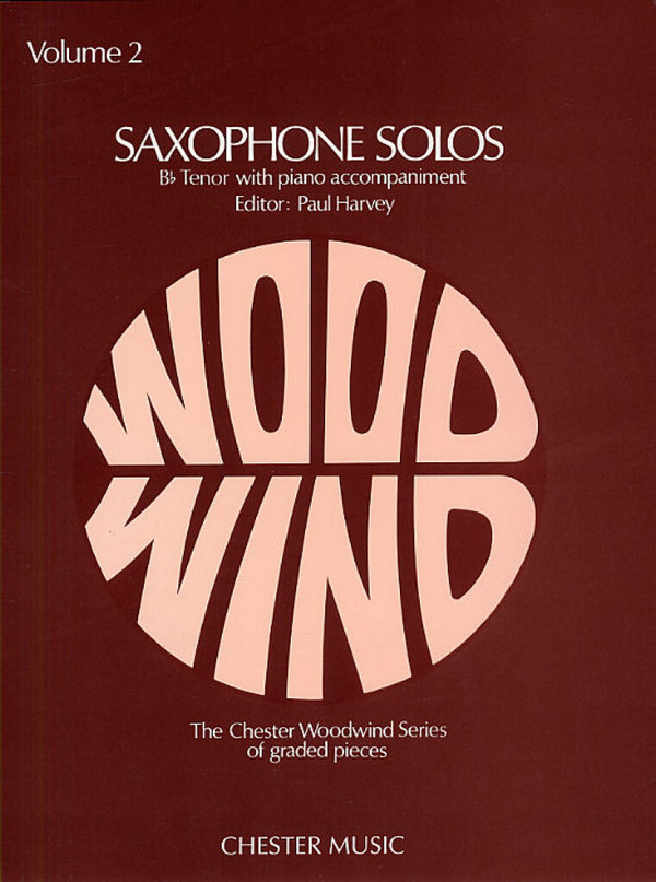 Saxophone solos for piano vol.2&nbsp;&nbsp;for tenor saxophone and piano&nbsp;&nbsp;