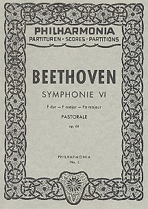 Sinfonie F-Dur Nr.6 op.68&nbsp;&nbsp;für Orchester&nbsp;&nbsp;Studienpartitur