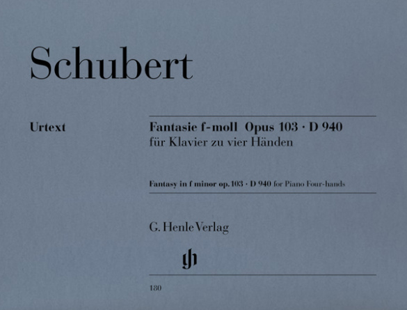 Fantasie f-Moll D940 op.103&nbsp;&nbsp;für Klavier zu 4 Händen&nbsp;&nbsp;