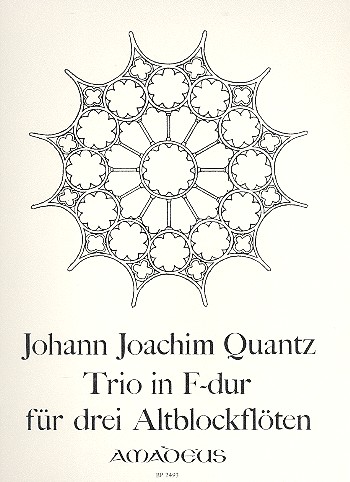 Trio F-Dur  für 3 Altblockflöten  Spielpartitur