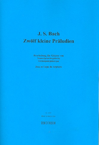 12 kleine Präludien  für Gitarre  