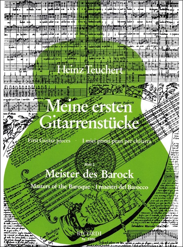 Meine ersten Gitarrenstücke Band 2&nbsp;&nbsp;Meister des Barock&nbsp;&nbsp;