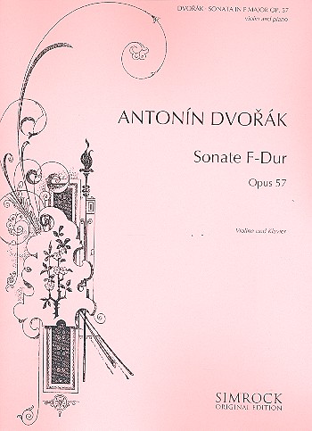 Sonate F-Dur op.57&nbsp;&nbsp;für Violine und Klavier&nbsp;&nbsp;