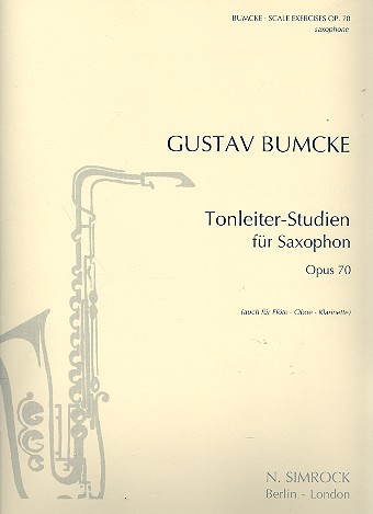 Tonleiterstudien op.70&nbsp;&nbsp;für Saxophon&nbsp;&nbsp;