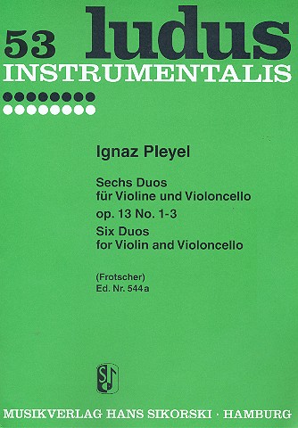 3 Duos Band 1 (Nr.1-3) für Violine  und Violoncello,  Stimmen  