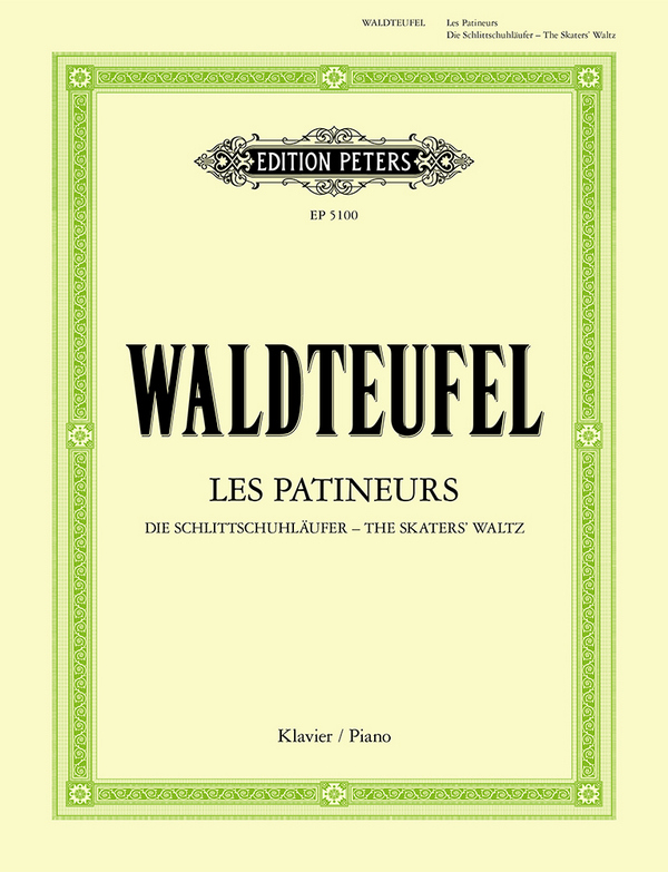 Schlittschuhläufer op.183  für Klavier  