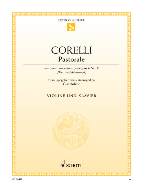 Pastorale op.6,8  für Violine und Klavier  