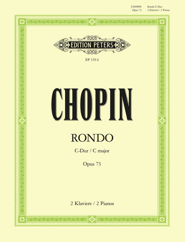 Rondo C-Dur op.73&nbsp;&nbsp;für 2 Klaviere zu 4 Händen&nbsp;&nbsp;