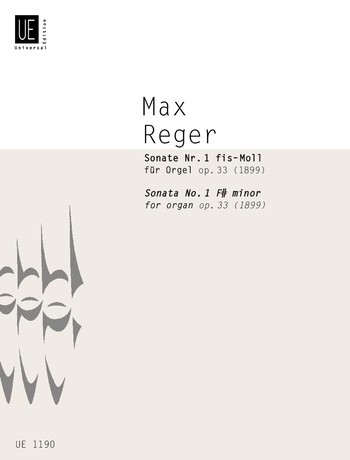 Sonate Nr. 1 fis-moll op.33&nbsp;&nbsp;für Orgel&nbsp;&nbsp;
