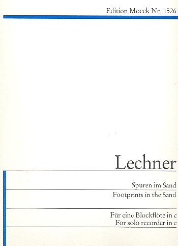 Spuren im Sand für eine Blockflöte  in C  