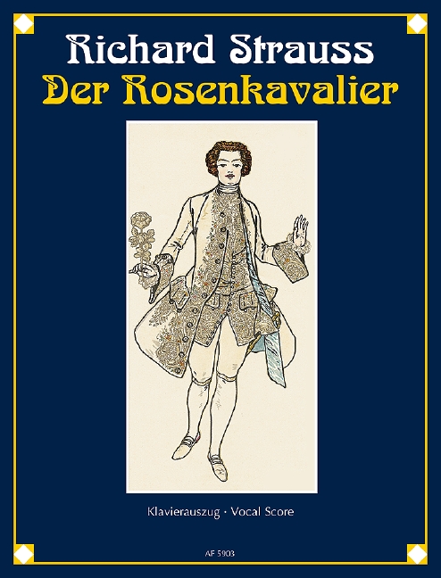 Der Rosenkavalier op. 59  Komödie für Musik in drei Aufzügen von Hugo von Hofmannsthal  Klavierauszug (dt) broschiert