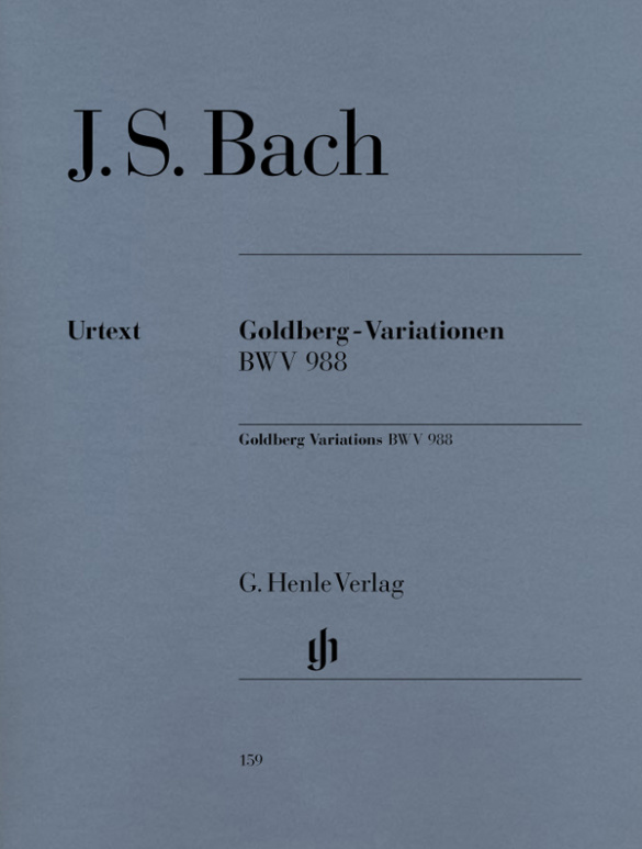 Goldberg-Variationen BWV988&nbsp;&nbsp;für Klavier&nbsp;&nbsp;