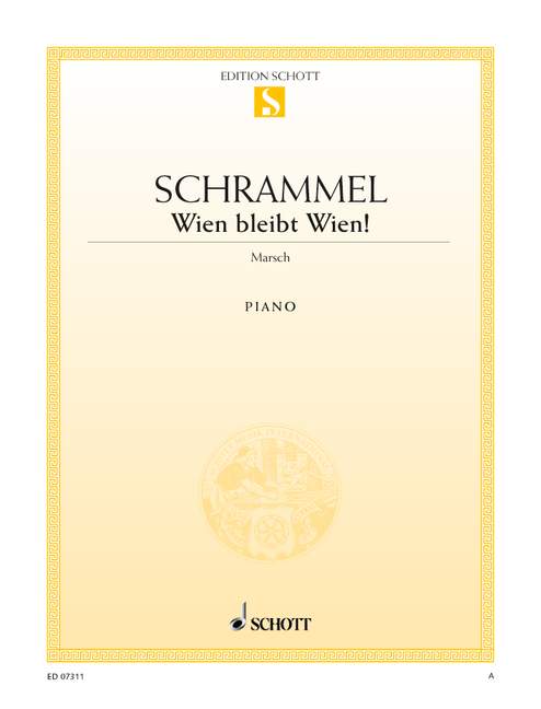 Wien bleibt Wien&nbsp;&nbsp;für Klavier&nbsp;&nbsp;