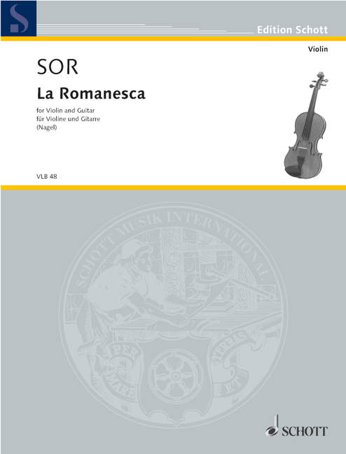 La Romanesca&nbsp;&nbsp;für Violine und Gitarre&nbsp;&nbsp;