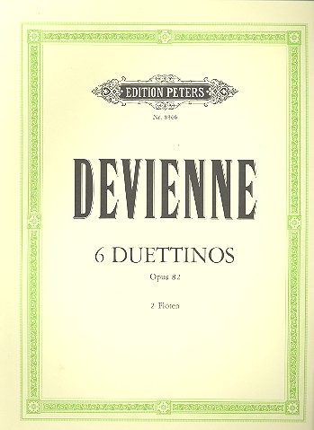 6 Duettinos op.82  für 2 Flöten  Stimmen