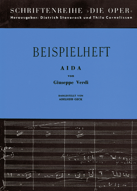 Aida von Giuseppe Verdi  Die Oper  Beispielheft